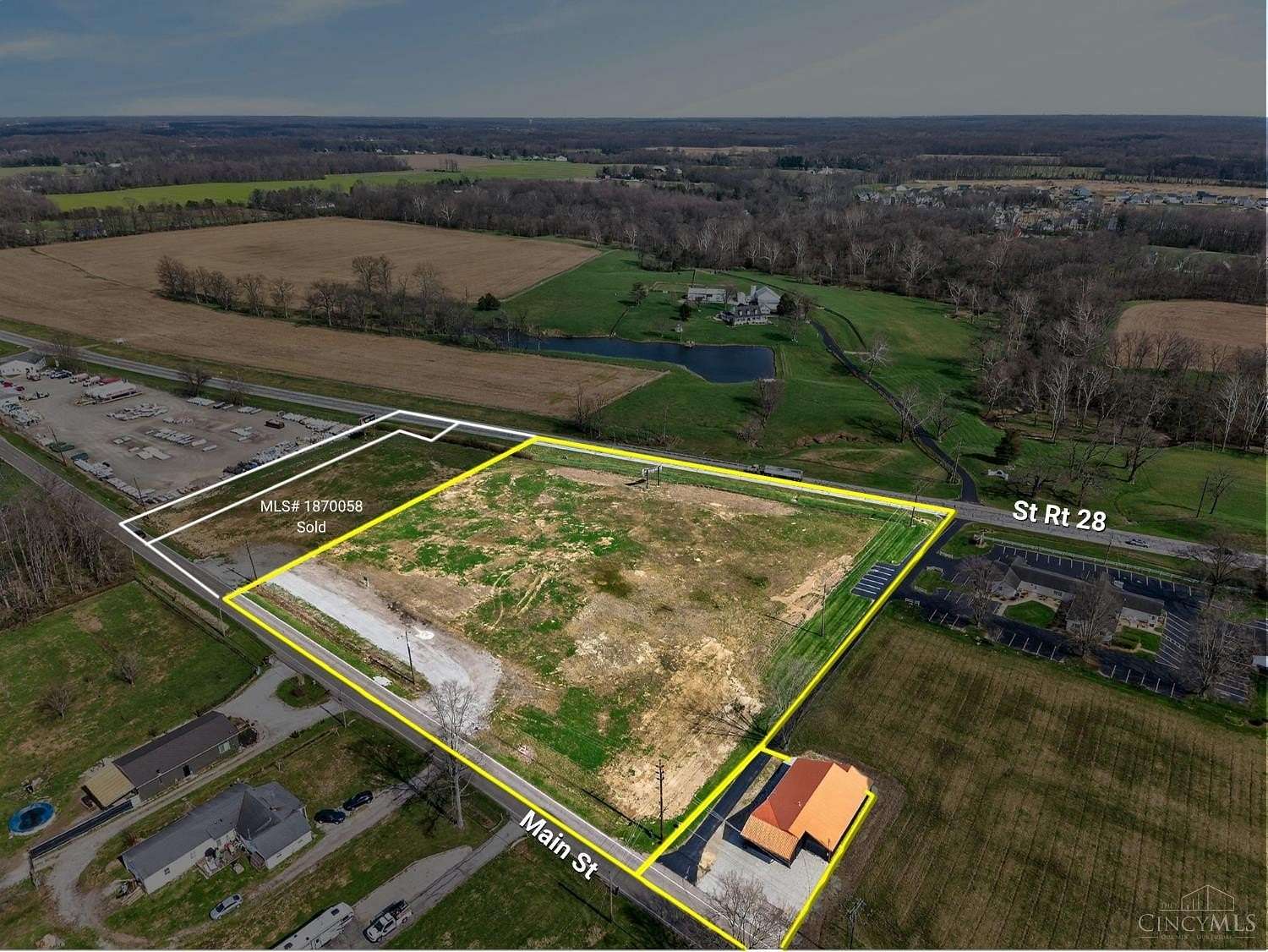 4.89 Acres of Improved Commercial Land for Sale in Goshen Township, Ohio