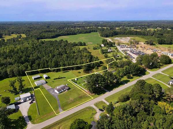 3.7 Acres of Land with Home for Sale in Moulton, Alabama