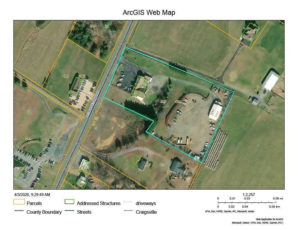 5.25 Acres of Improved Commercial Land for Sale in Greenville, Virginia