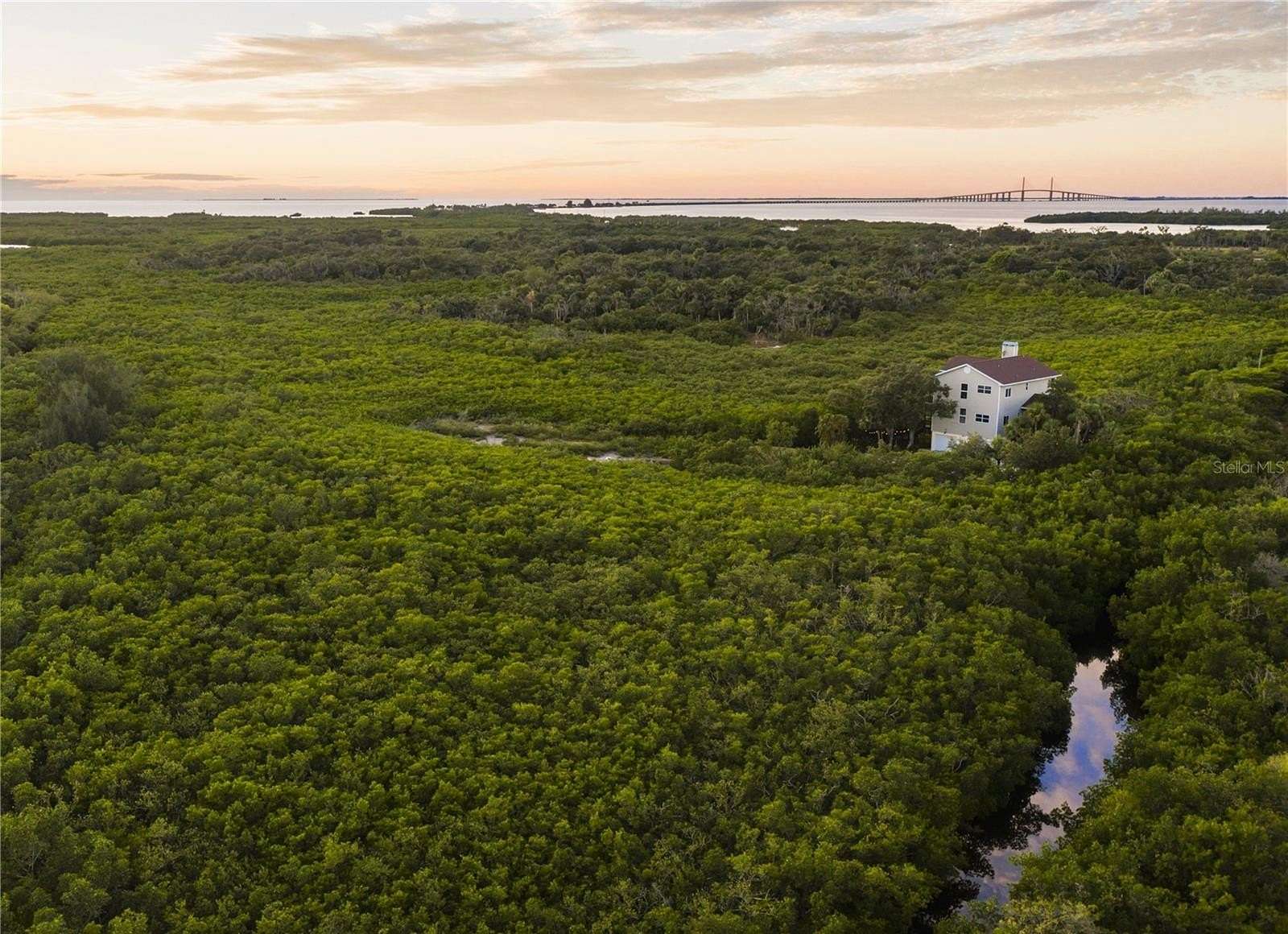 4.55 Acres of Land with Home for Sale in Terra Ceia, Florida