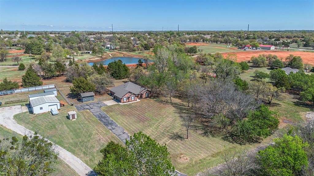 1.79 Acres of Land with Home for Sale in Blanchard, Oklahoma