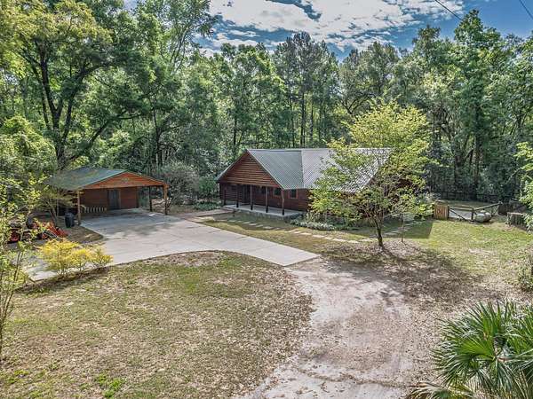 17.4 Acres of Land with Home for Sale in Crawfordville, Florida