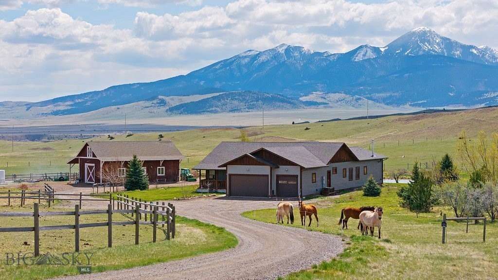 20 Acres of Agricultural Land with Home for Sale in Livingston, Montana