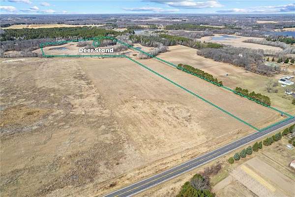 26.7 Acres of Recreational & Residential Land for Sale in Isanti, Minnesota