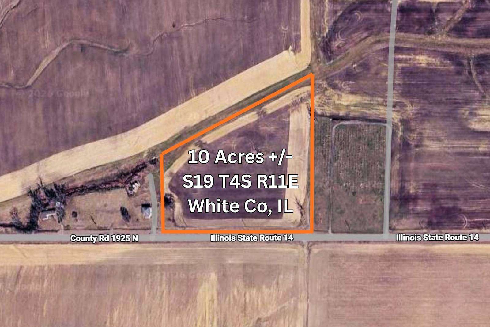 10 Acres of Agricultural Land for Sale in Crossville, Illinois