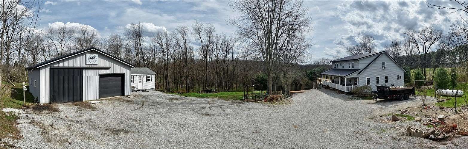 1.5 Acres of Land with Home for Sale in Lakeville, Ohio