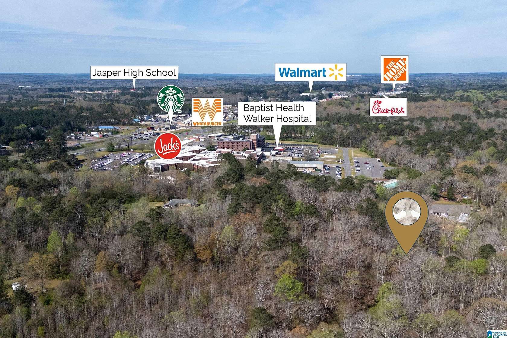 14.2 Acres of Land for Sale in Jasper, Alabama