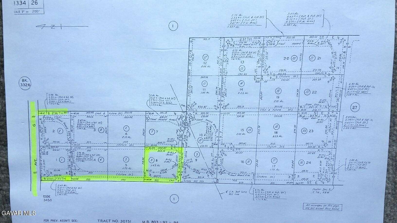2.76 Acres of Land for Sale in Lancaster, California