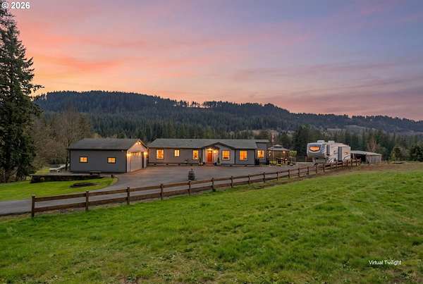4.78 Acres of Land with Home for Sale in Washougal, Washington