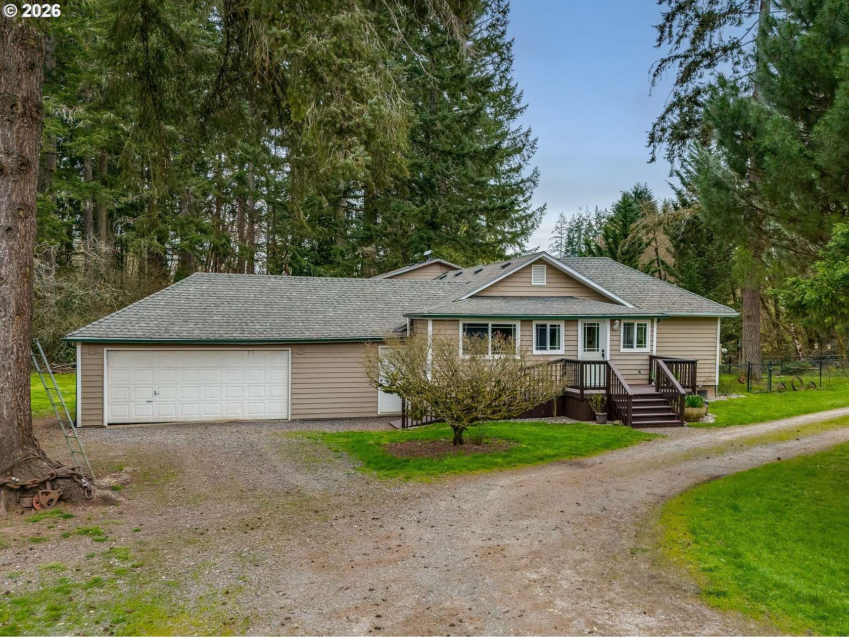 8 Acres of Land with Home for Sale in Deer Island, Oregon