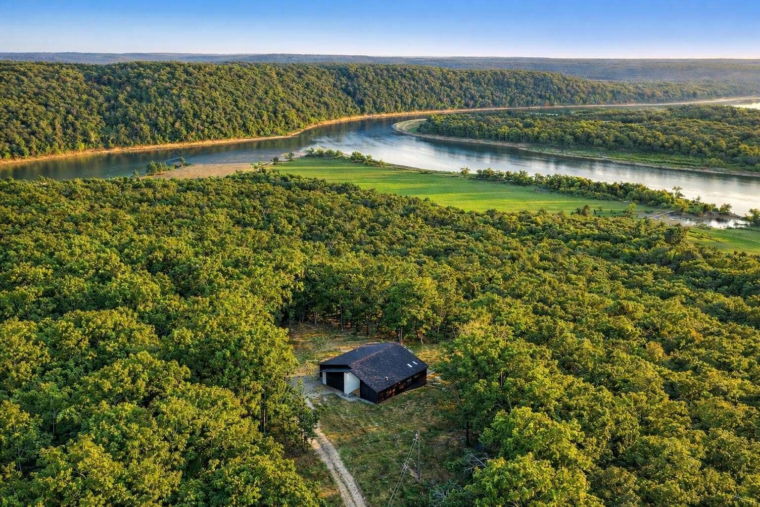 40 Acres of Recreational Land with Home for Sale in Tecumseh, Missouri