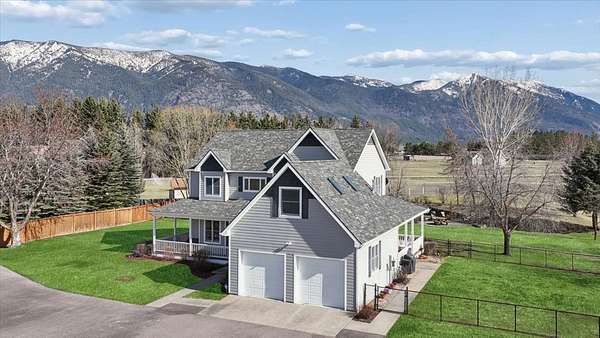 5 Acres of Land with Home for Sale in Columbia Falls, Montana