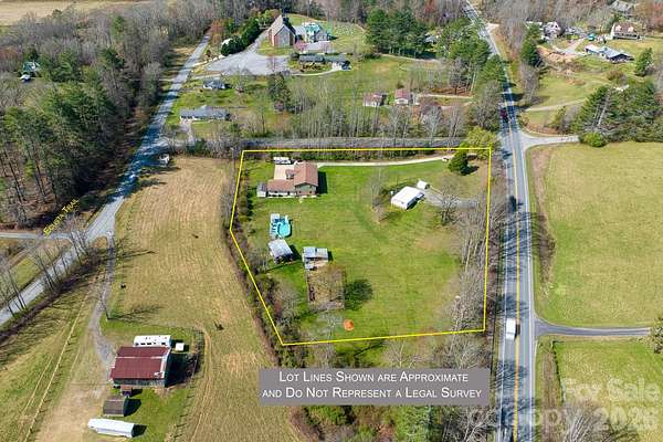 3 Acres of Land with Home for Sale in Pisgah Forest, North Carolina