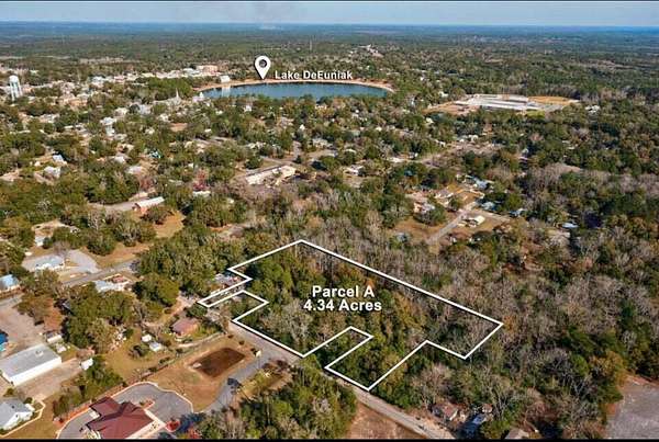 4.34 Acres of Residential Land for Sale in DeFuniak Springs, Florida