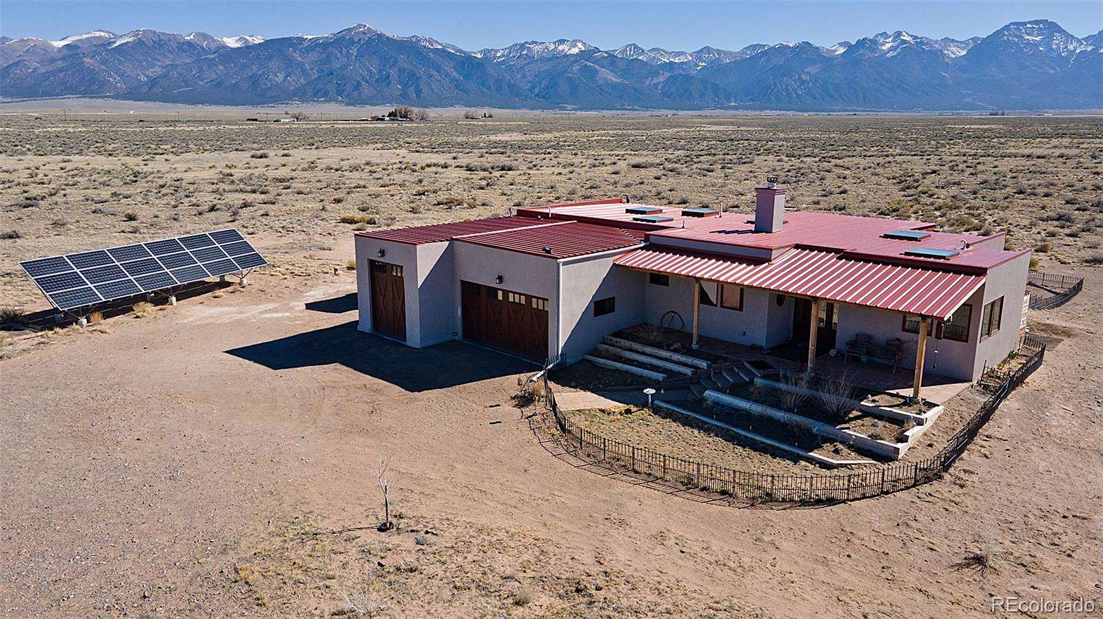 40 Acres of Recreational Land with Home for Sale in Moffat, Colorado