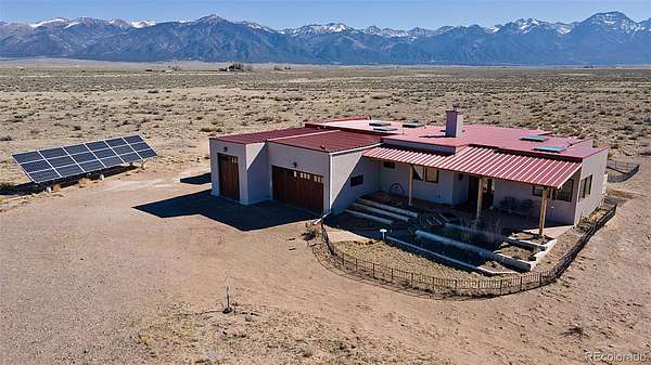 40 Acres of Recreational Land with Home for Sale in Moffat, Colorado