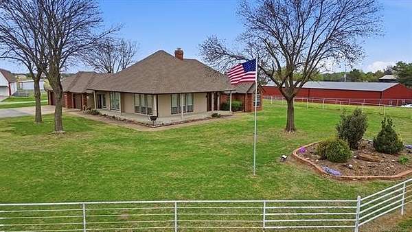 12.3 Acres of Land with Home for Sale in Owasso, Oklahoma