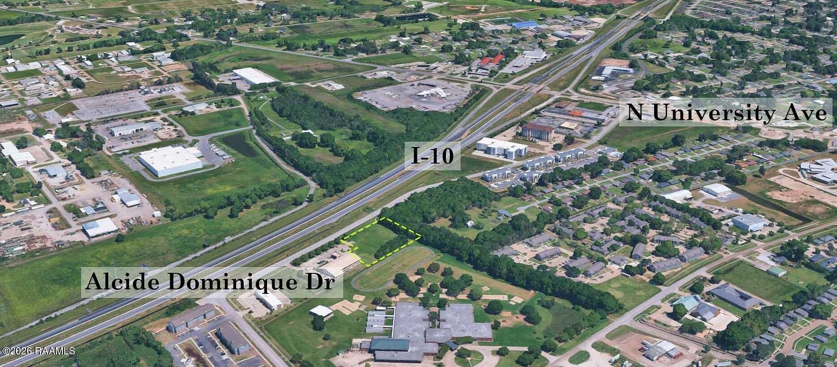 2 Acres of Mixed-Use Land for Sale in Lafayette, Louisiana