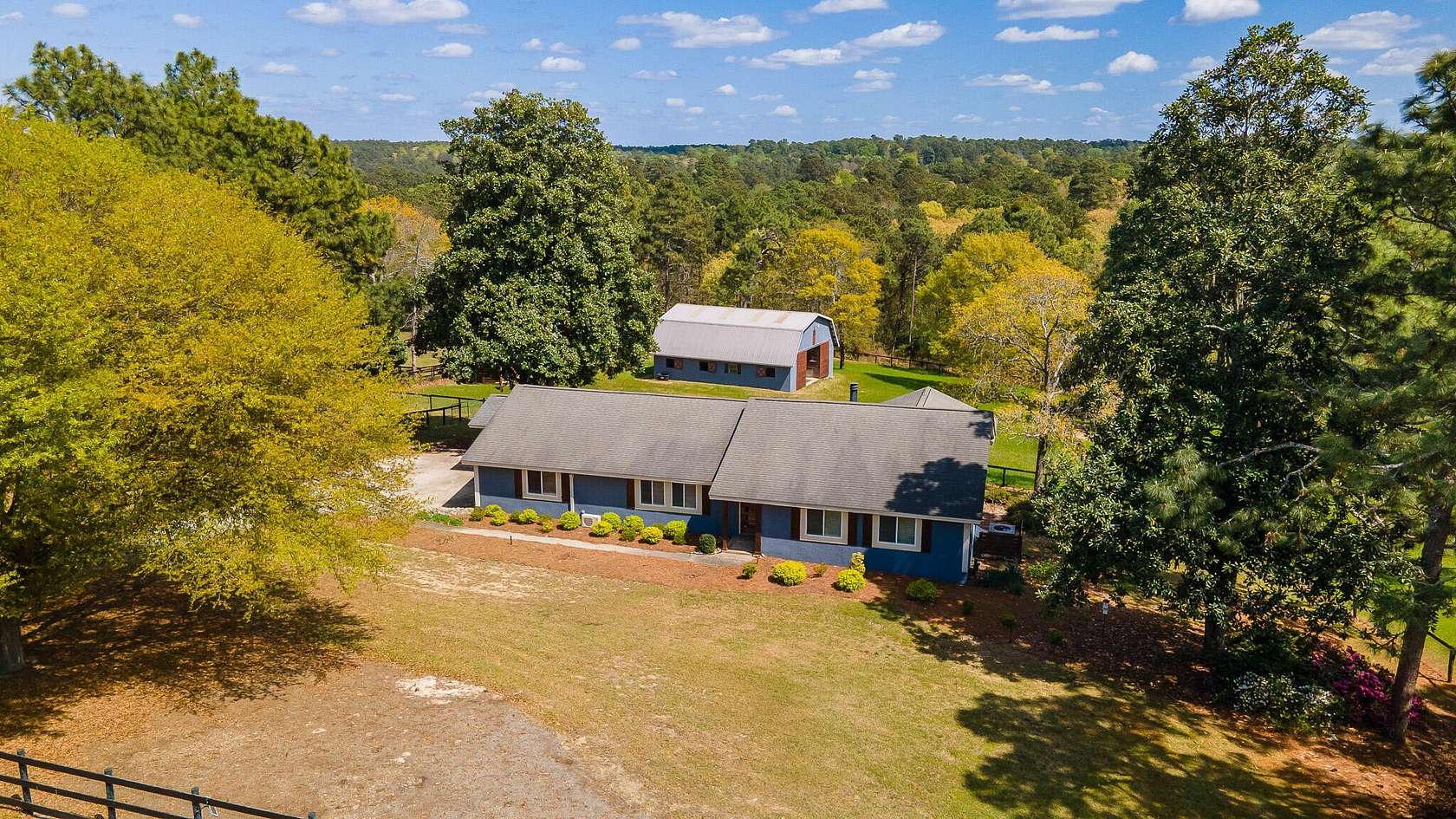 3.8 Acres of Land with Home for Sale in Aiken, South Carolina