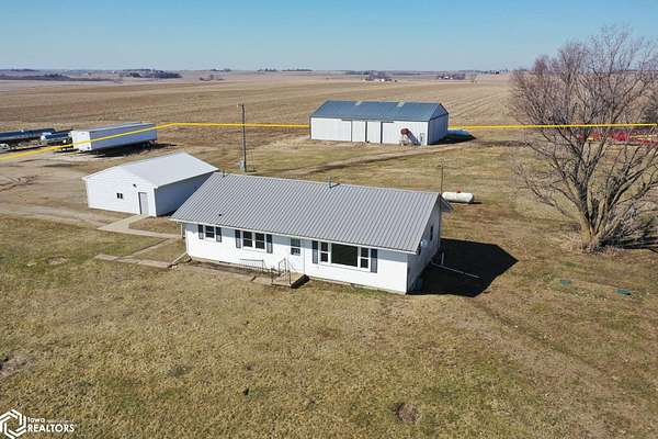 4.82 Acres of Land with Home for Sale in Clarksville, Iowa