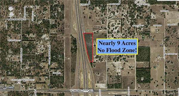 8.72 Acres of Land for Sale in Homosassa, Florida