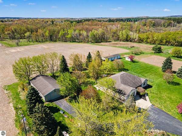 30.8 Acres of Land with Home for Sale in Blanchard, Michigan