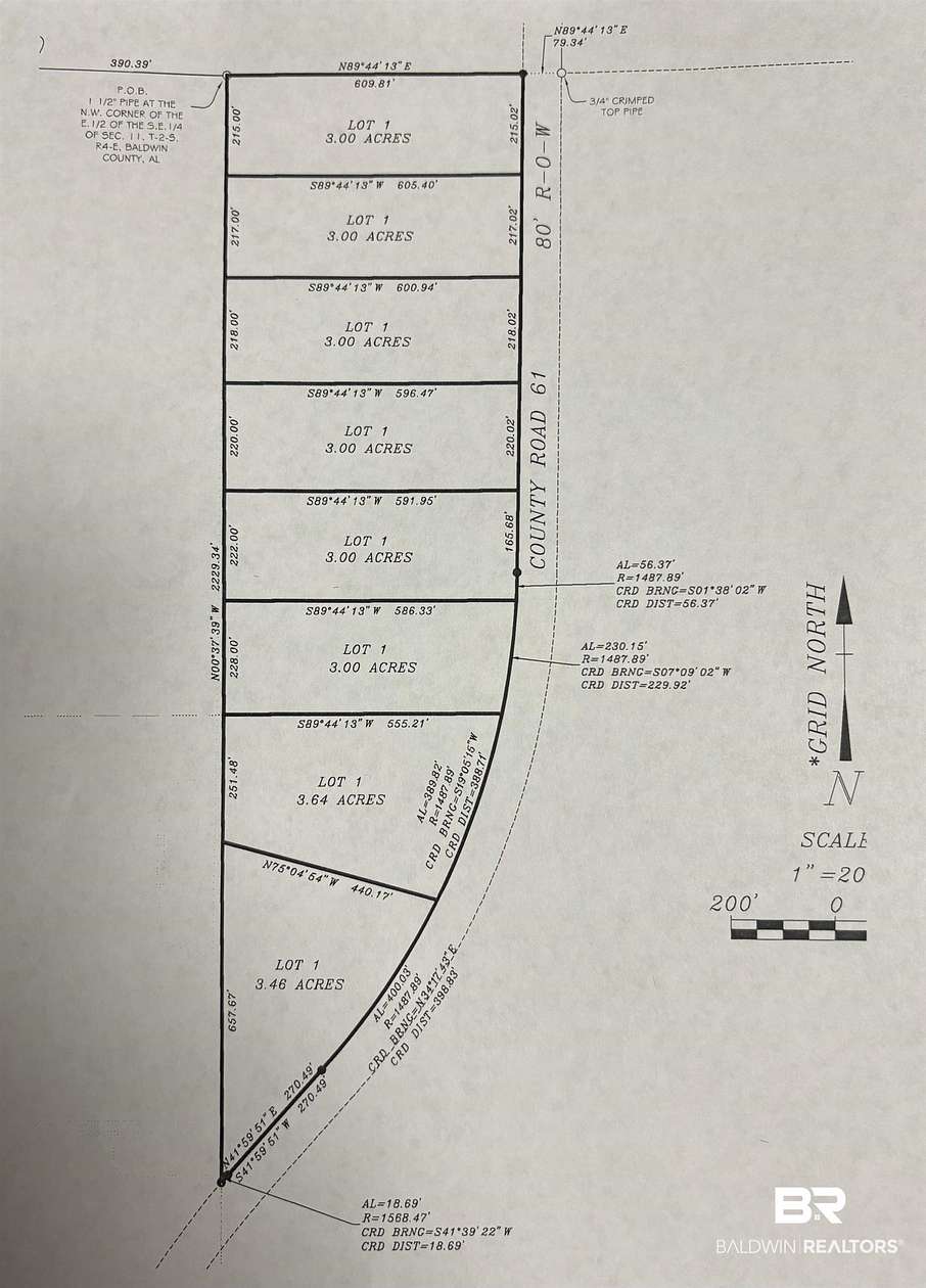 3 Acres of Land for Sale in Bay Minette, Alabama