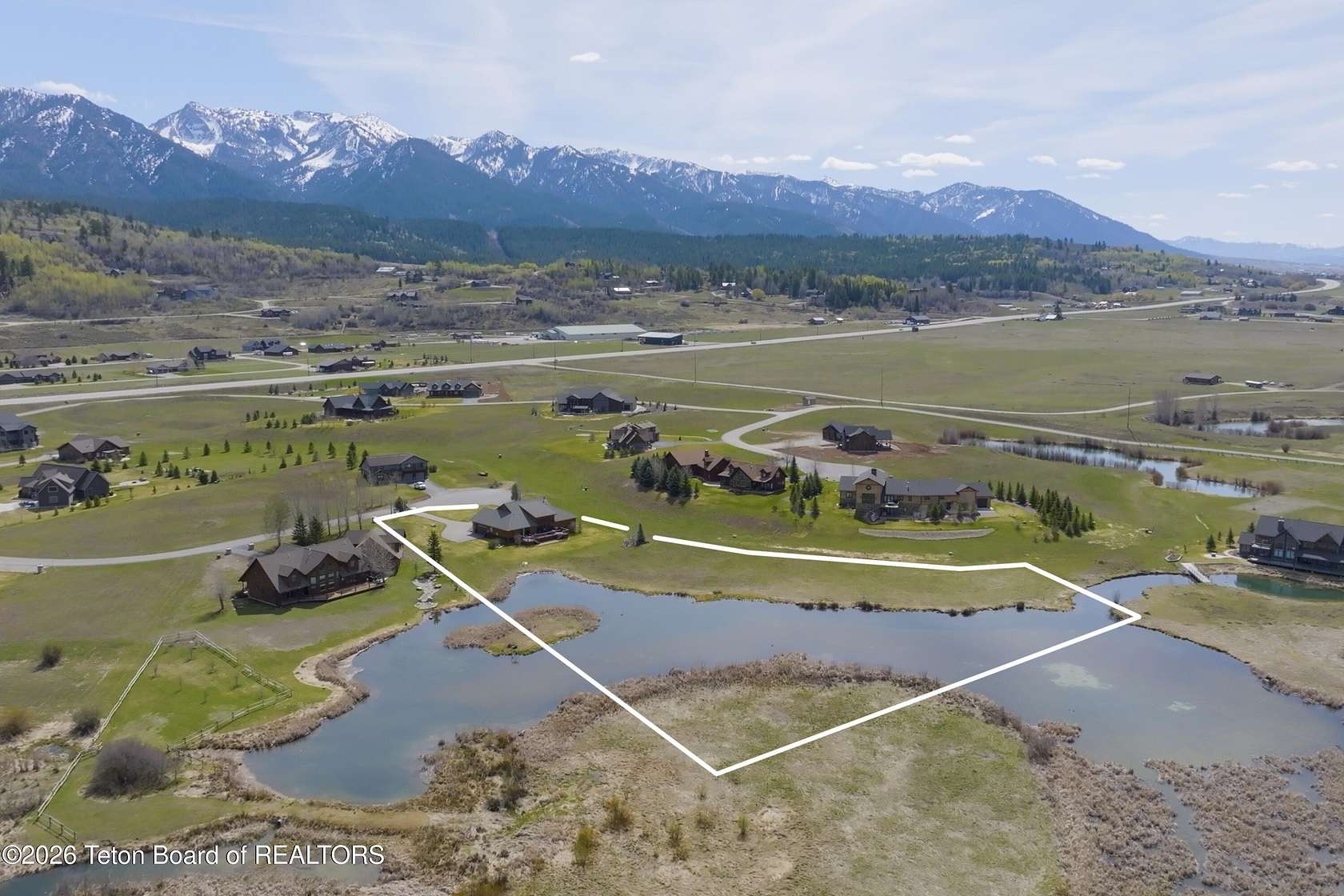 3.5 Acres of Land with Home for Sale in Alpine, Wyoming