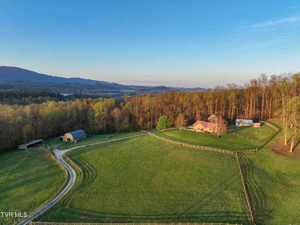 13 Acres of Land with Home for Sale in Bristol, Tennessee