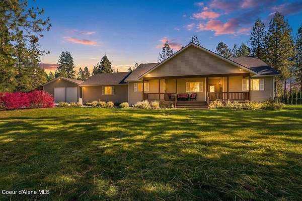 5 Acres of Land with Home for Sale in Athol, Idaho