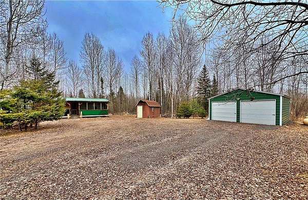 40 Acres of Recreational Land with Home for Sale in Toivola, Minnesota