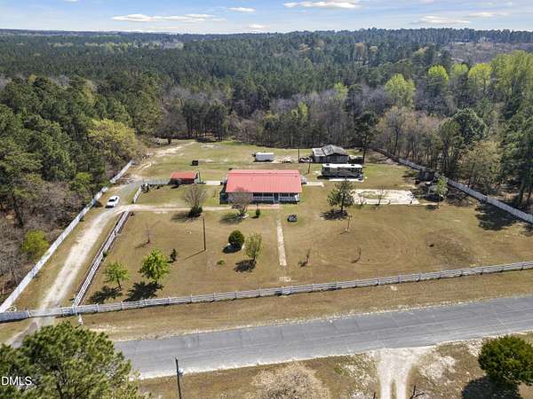 4.55 Acres of Land with Home for Sale in Cameron, North Carolina