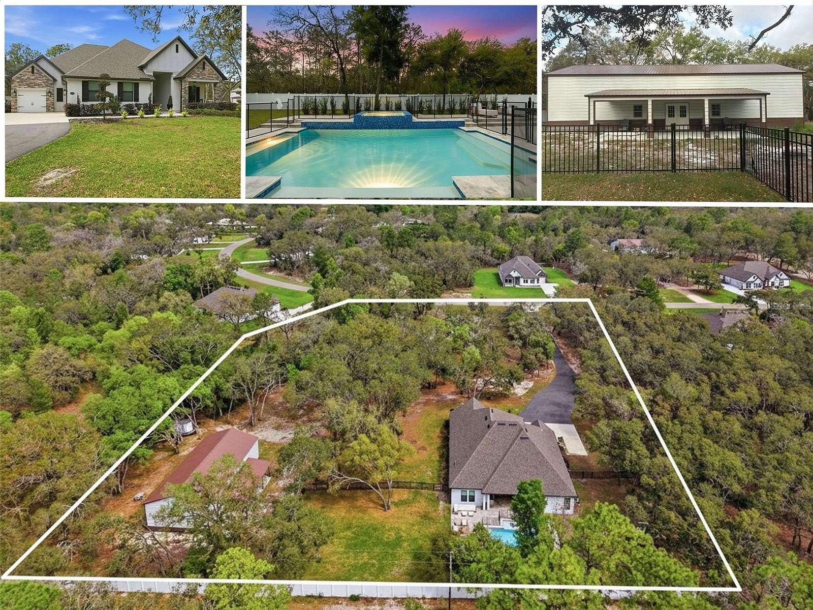 3.14 Acres of Land with Home for Sale in Hudson, Florida