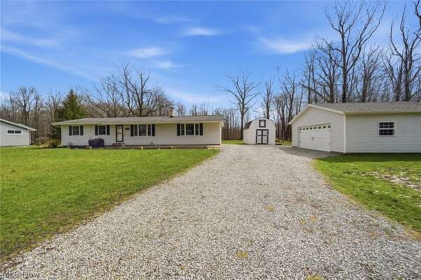 1.84 Acres of Land with Home for Sale in Mantua, Ohio