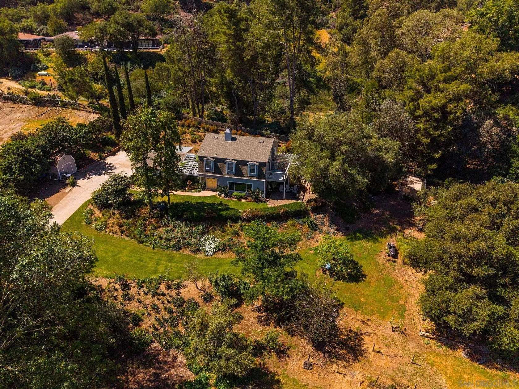2.5 Acres of Land with Home for Sale in Escondido, California
