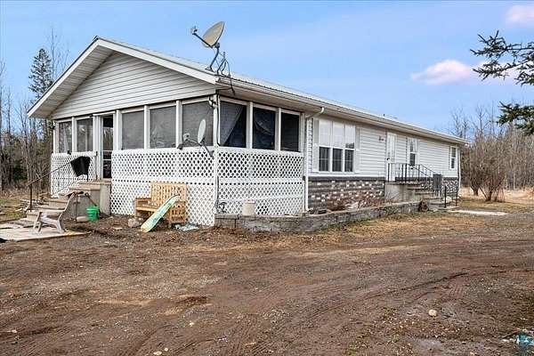 110 Acres of Recreational Land with Home for Sale in Floodwood, Minnesota