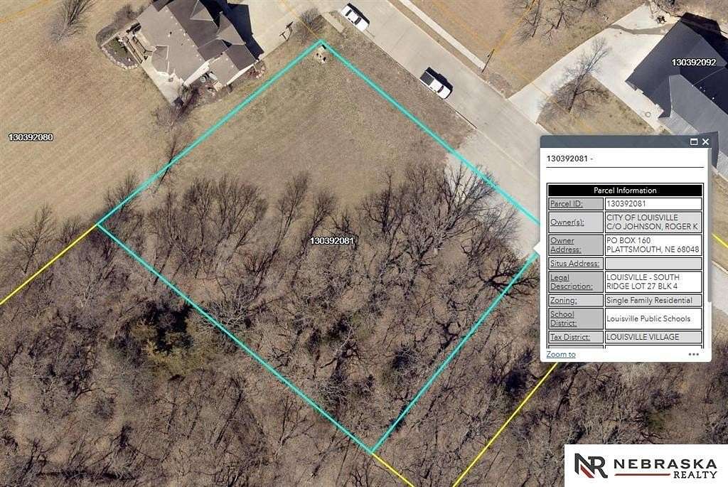 Residential Land for Sale in Louisville, Nebraska