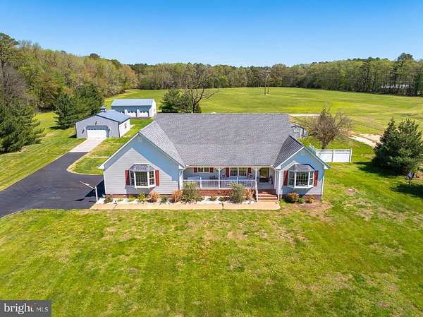 49.3 Acres of Land with Home for Sale in Pocomoke City, Maryland