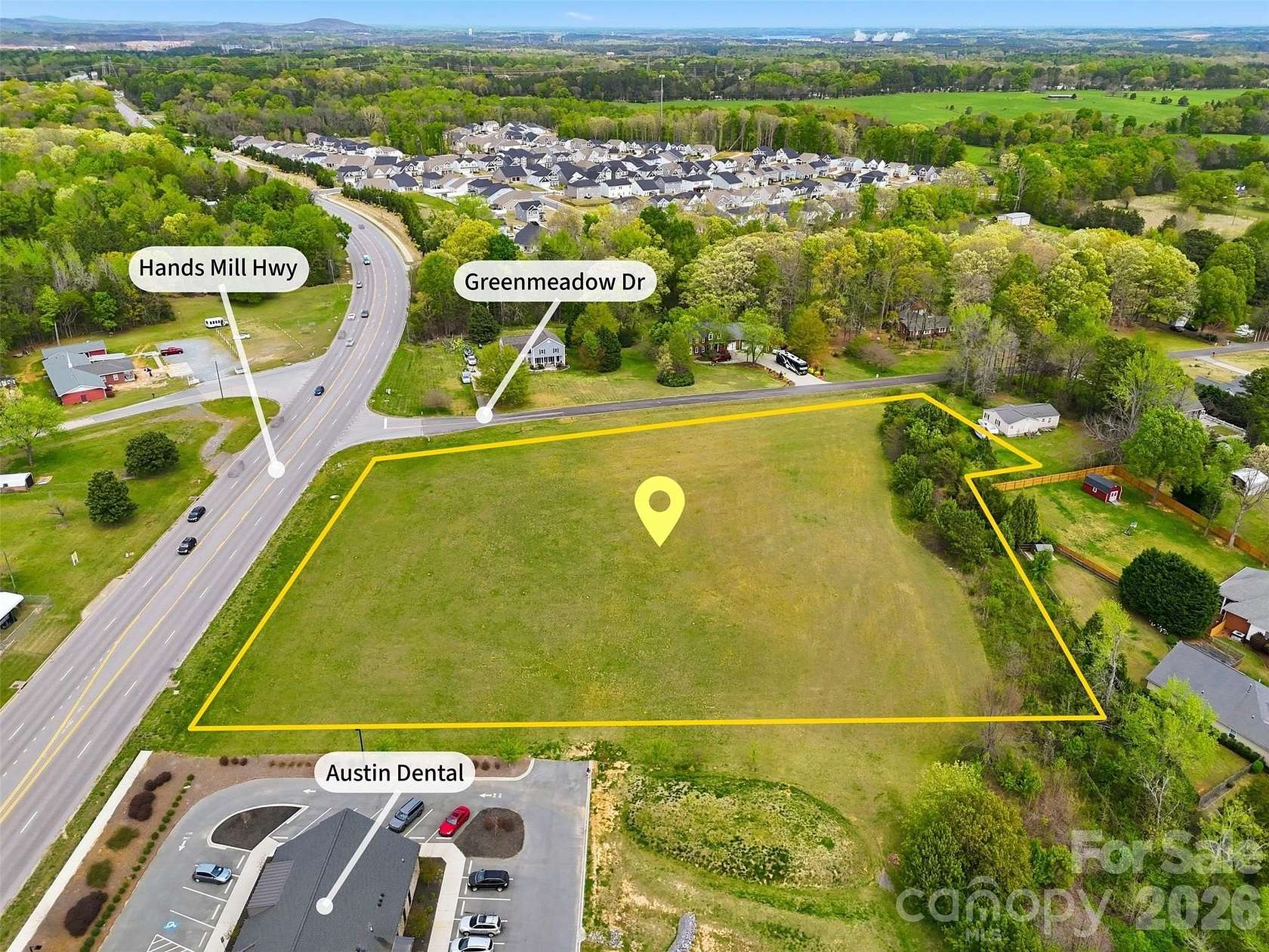 4 Acres of Commercial Land for Sale in Rock Hill, South Carolina