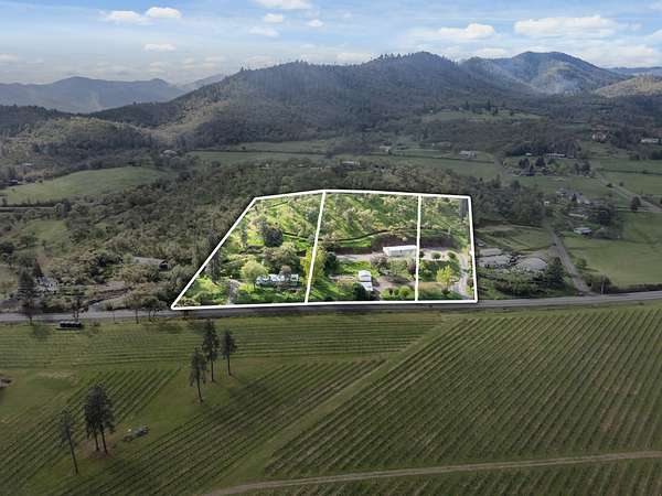 4.22 Acres of Land with Home for Sale in Talent, Oregon