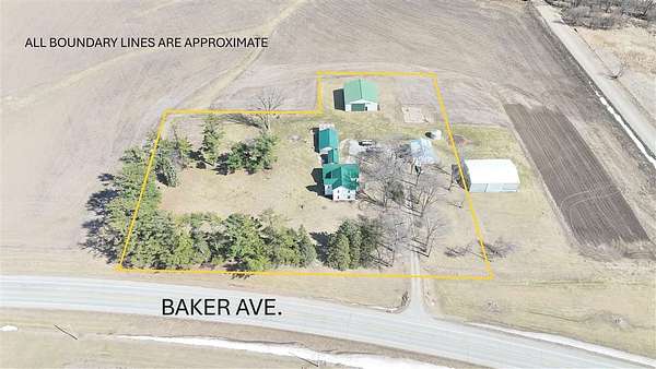 3.54 Acres of Land with Home for Sale in Springdale Township, Iowa