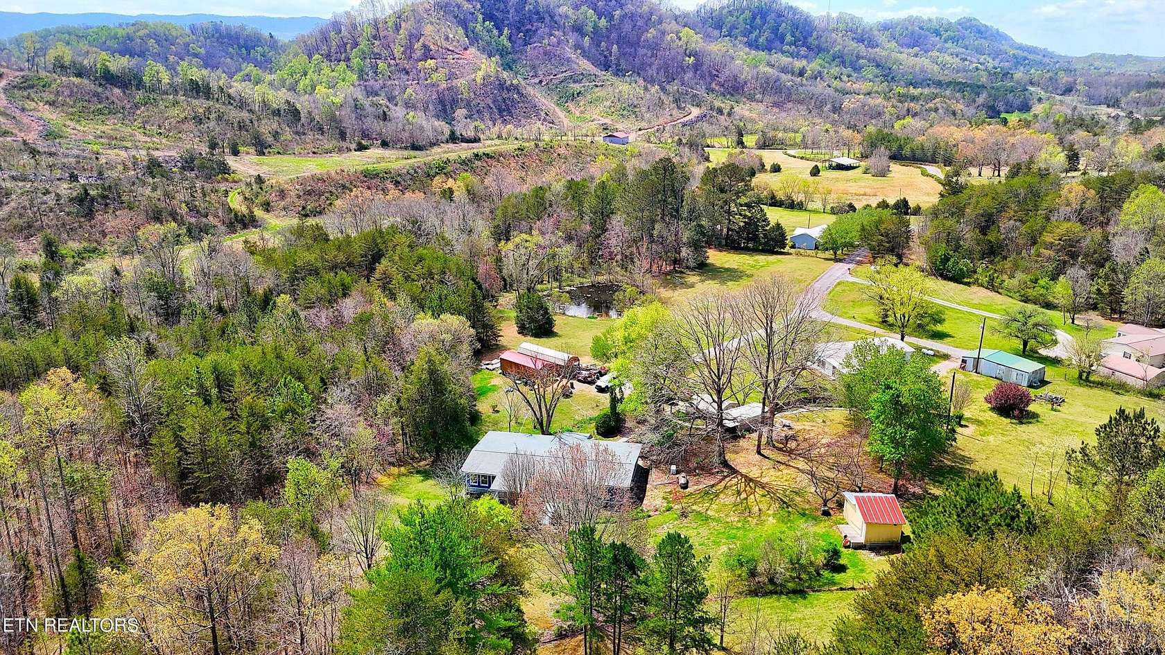 21.3 Acres of Recreational Land with Home for Sale in Englewood, Tennessee
