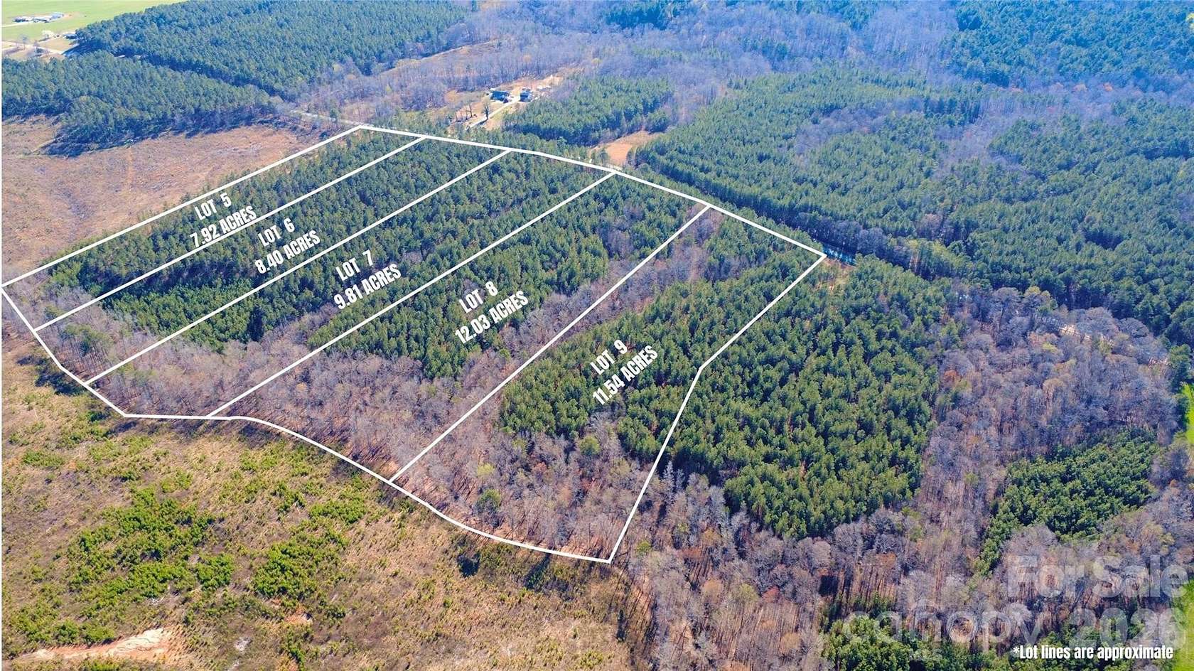 11.5 Acres of Land for Sale in Jonesville, South Carolina