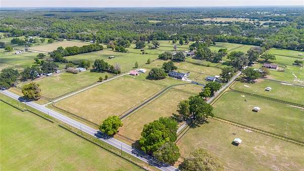 12 Acres of Land with Home for Sale in Reddick, Florida