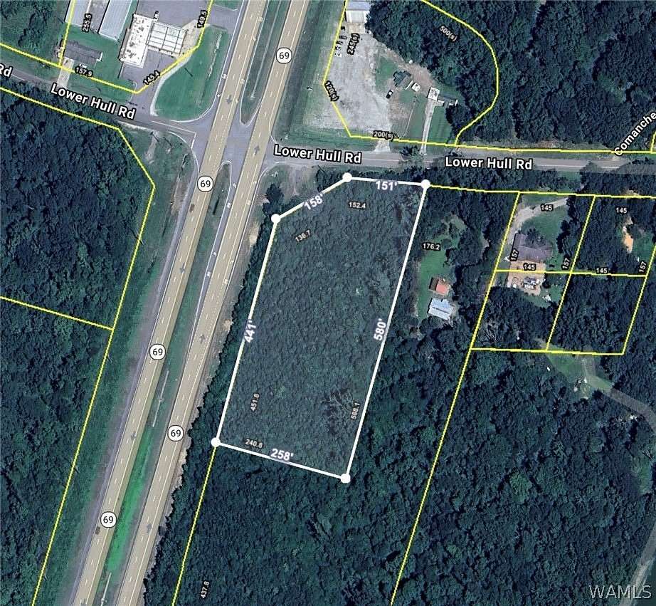 3.19 Acres of Commercial Land for Sale in Moundville, Alabama