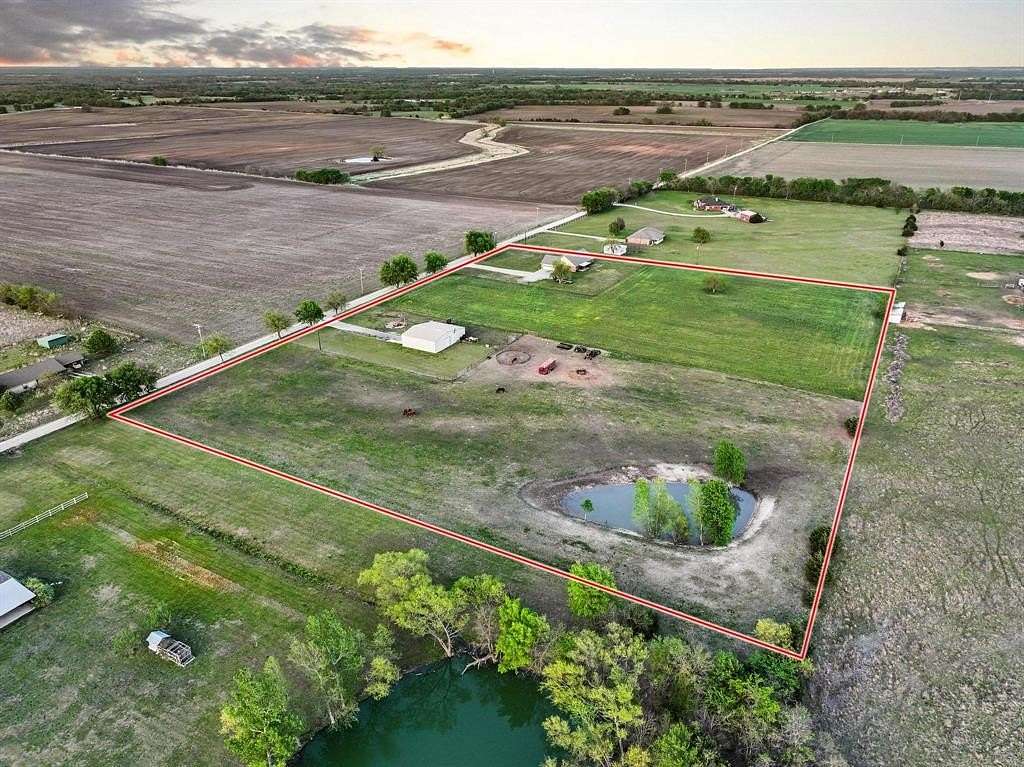 8 Acres of Land with Home for Sale in Leonard, Texas
