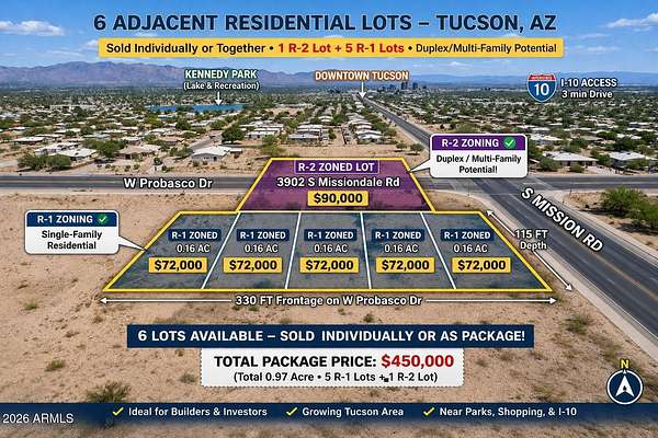 0.17 Acres of Residential Land for Sale in Tucson, Arizona