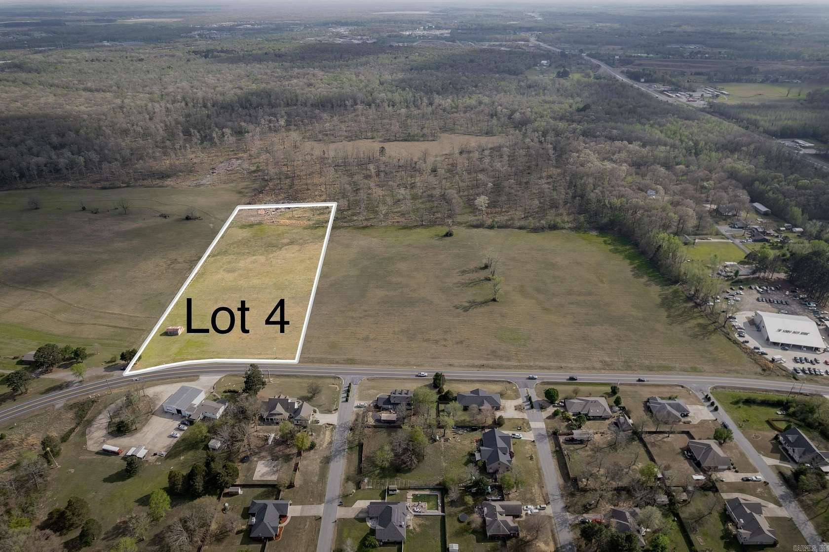 6.38 Acres of Commercial Land for Sale in Cabot, Arkansas