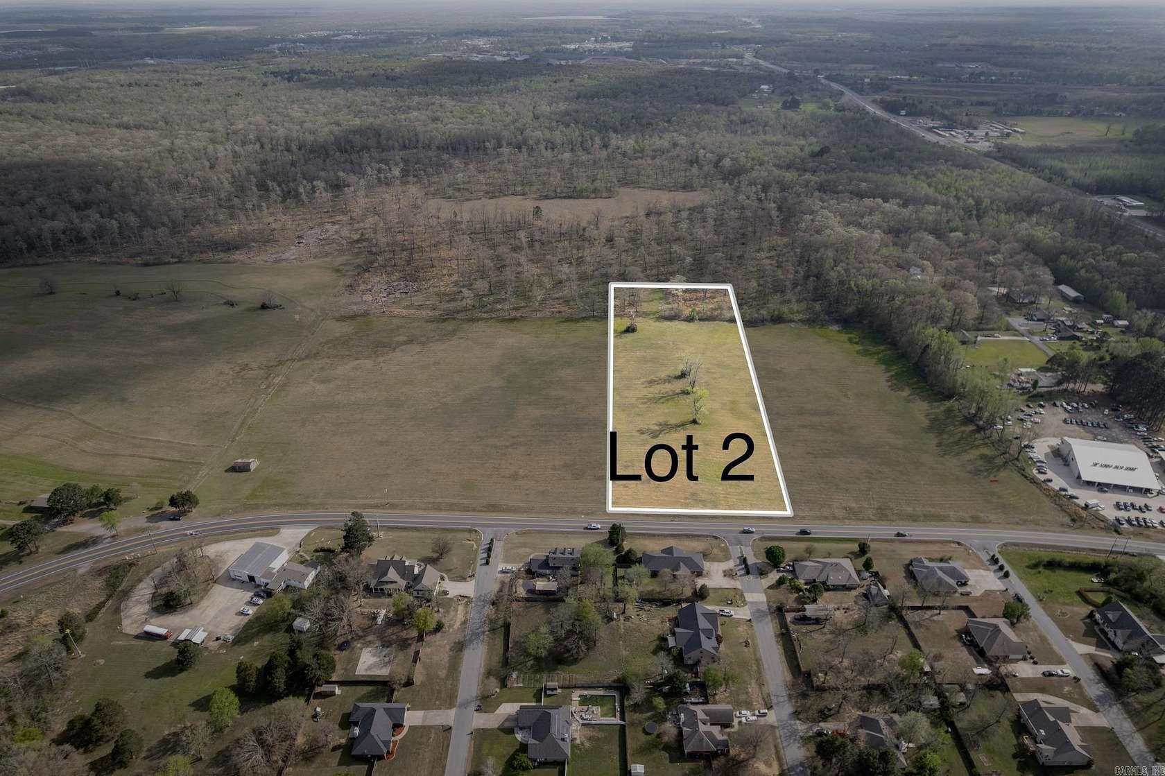 7.5 Acres of Commercial Land for Sale in Cabot, Arkansas