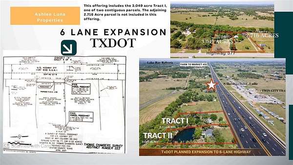 3 Acres of Improved Mixed-Use Land for Sale in Pilot Point, Texas